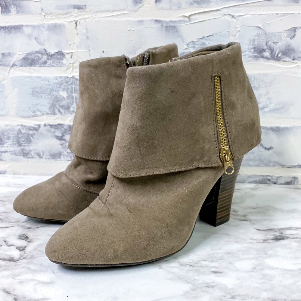 Suede Booties